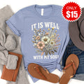 It Is Well Tee - Heather Blue - 15 product image 1
