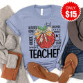 Teacher Tee - Heather Blue - 15 product image 1