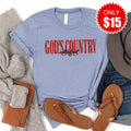 God's Country Tee - Heather Blue - 15 product image 1