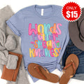 Words Matter Tee - Heather Blue - 15 product image 1
