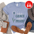 Inhale Exhale Tee - Heather Blue - 15 product image 1