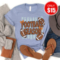 Football Season Tee - Heather Blue - 15 product image 1