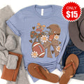 Football Tee - Heather Blue - 15 product image 1