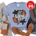 Game Day Retro Tee - Heather Blue - 15 product image 1