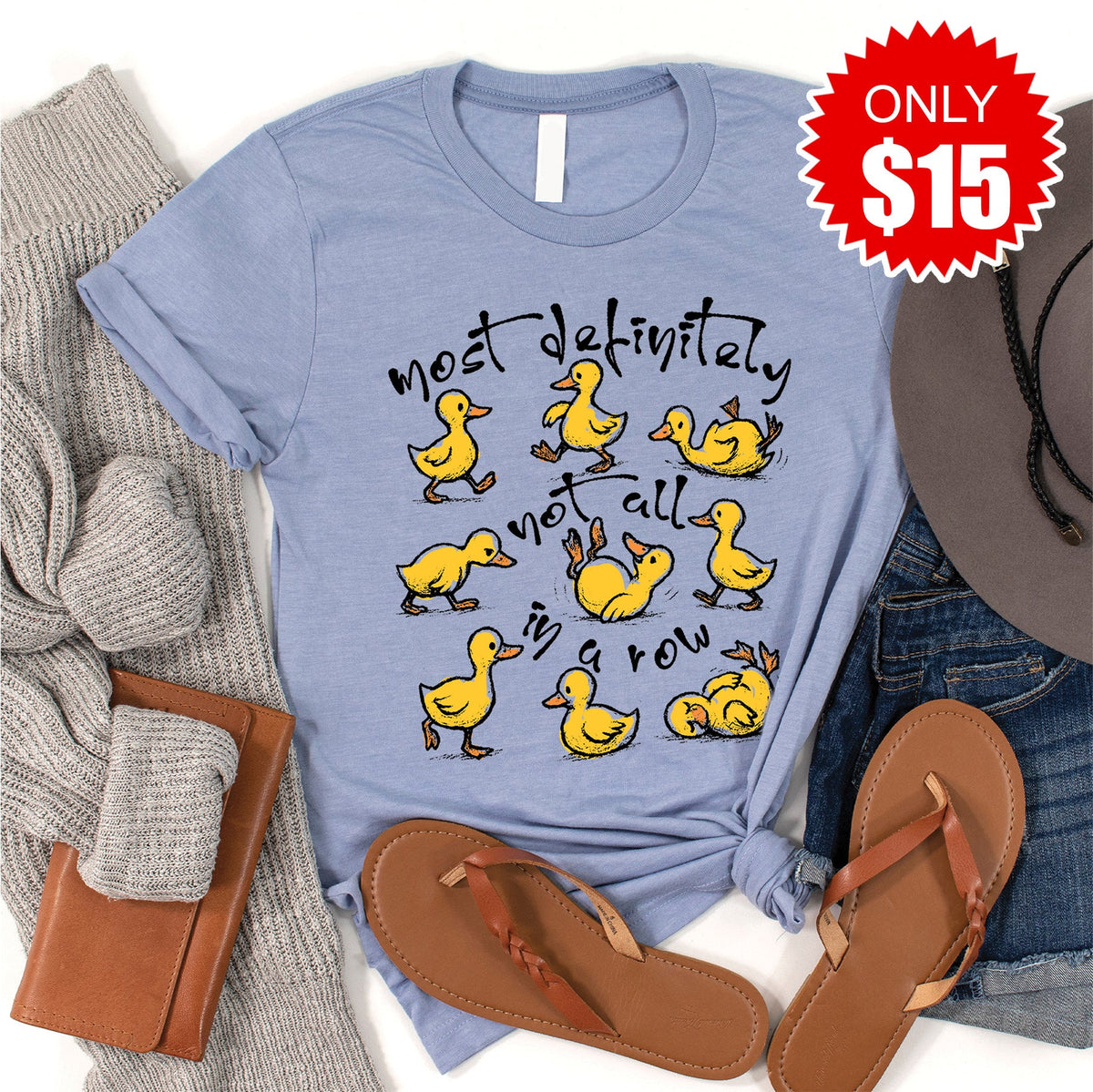 Not All Tee - Heather Blue - 15 product image 1