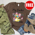 My Ducks Tee - Heather Brown - 0