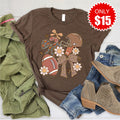 Football Tee - Heather Brown - 15 product image 1