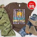 The Lord Is My Light Tee - Heather Brown - 15 product image 1