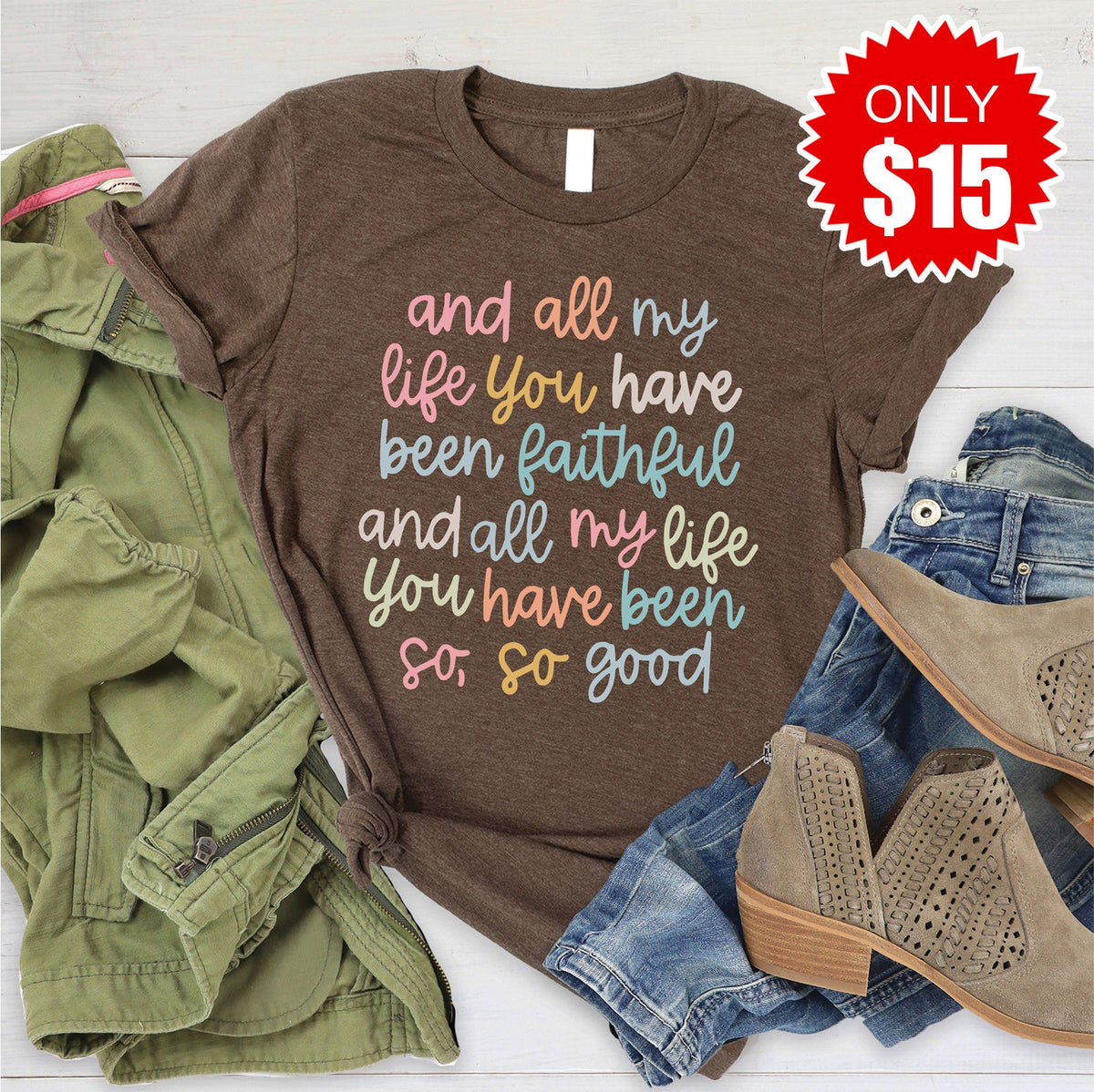 So, So Good Tee - Heather Brown - 15 product image 1