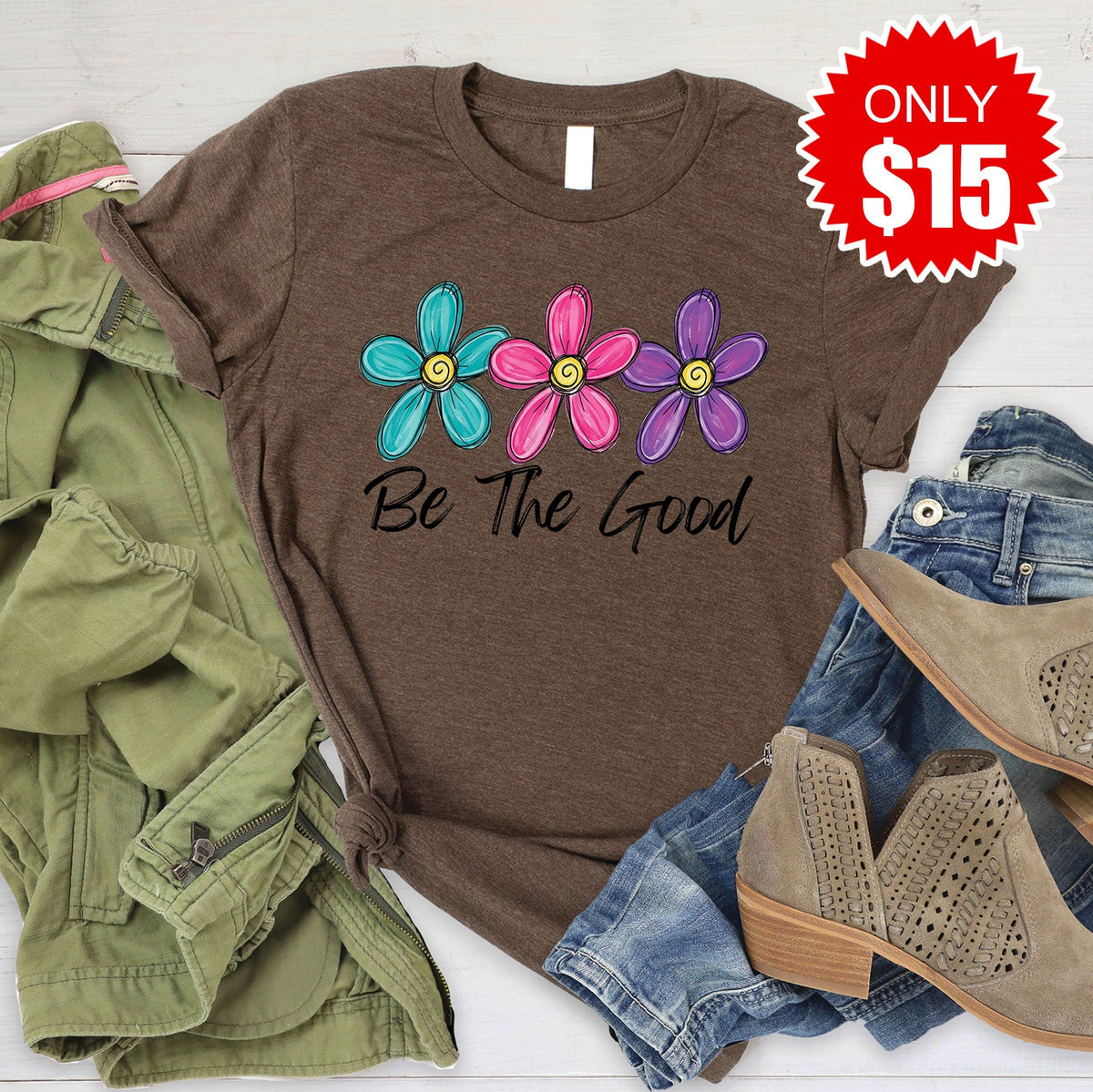Be The Good Tee - Heather Brown - 15 product image 1