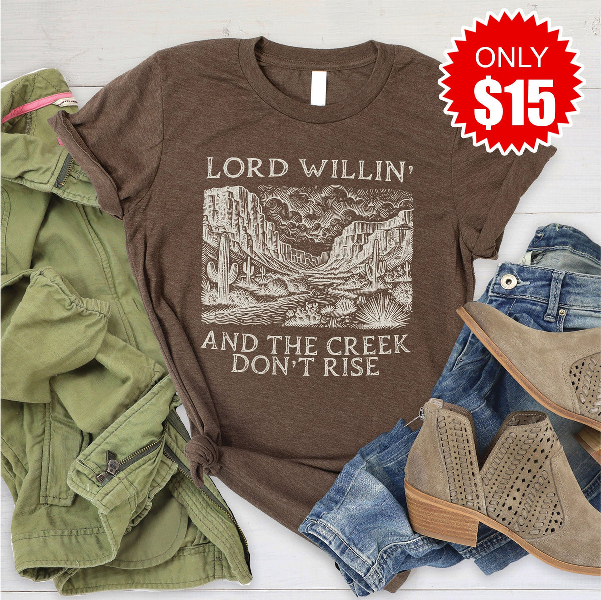 Lord Willin Tee - Heather Brown - 15 product image 1