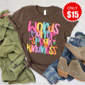 Words Matter Tee - Heather Brown - 15 product image 1