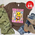 Bee Ready To Learn Tee - Heather Brown - 15 product image 1
