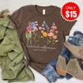 Wild Flowers Grow Tee - Heather Brown - 15 product image 1