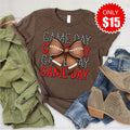 Game Day Bow Tee - Heather Brown - 15 product image 1
