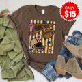 Game Day Stripes Tee - Heather Brown - 15 product image 1