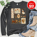 Hello Fall Long Sleeve - Heather Charcoal - 17 product image 1