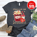 Jesus is My Jam Tee - Heather Charcoal - 15 product image 1