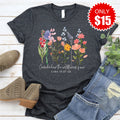 Wild Flowers Grow Tee - Heather Charcoal - 15 product image 1