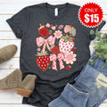 Strawberries Tee - Heather Charcoal - 15 product image 1