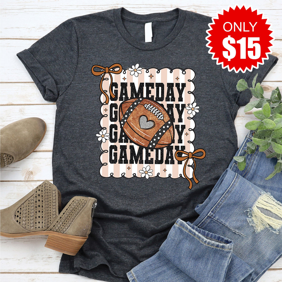 Game Day Tee - Heather Charcoal - 15 product image 1