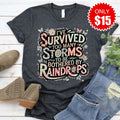 Too Many Storms Tee - Heather Charcoal - 15 product image 1