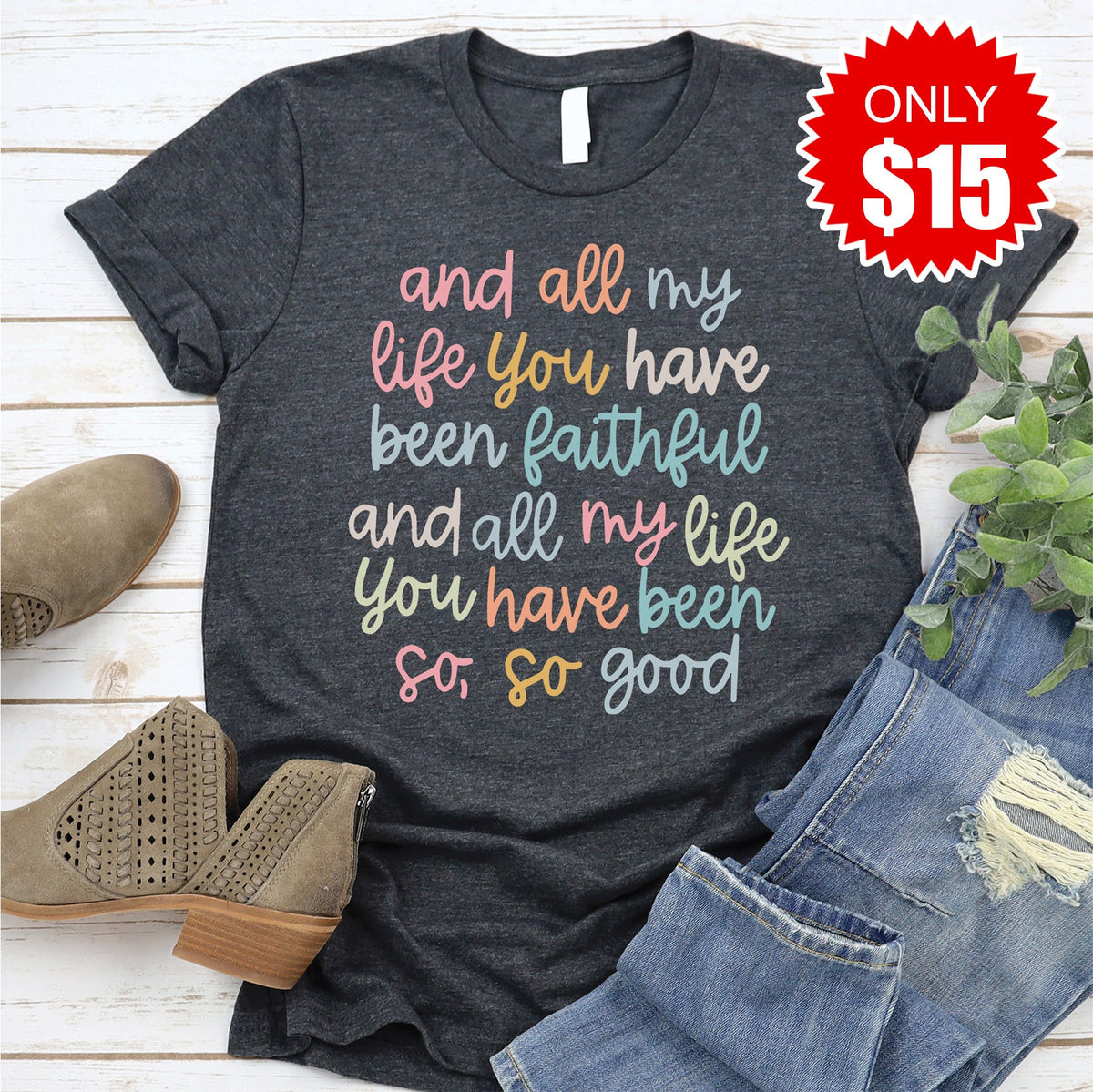So, So Good Tee - Heather Charcoal - 15 product image 1