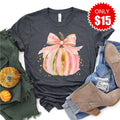 Pink Pumpkin Tee - Heather Charcoal - 15 product image 1