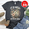It Is Well Tee - Heather Charcoal - 15 product image 1