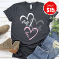 Faith Hope Love Tee - Heather Charcoal - 15 product image 1
