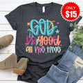 God Is Good Tee - Heather Charcoal - 15 product image 1
