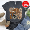 Game Day Leopard Tee - Heather Charcoal - 15 product image 1