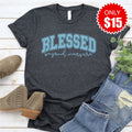 Blessed Tee - Heather Charcoal - 15 product image 1