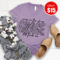 Grace Still Finds Me V-Neck - Heather Deep Purple - 15