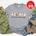 Jesus Love You Silly Goose Tee - Heather Grey - 15 product image 1
