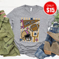 Game Day Stripes Tee - Heather Grey - 15 product image 1