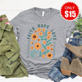 Faith Hope Love Tee - Heather Grey - 15 product image 1