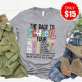Back To School Tour Tee - Heather Grey - 15 product image 1