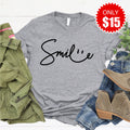 Smile Sign Tee - Heather Grey - 15 product image 1