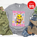Bee Ready To Learn Tee - Heather Grey - 15 product image 1