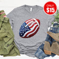 Football Flag Tee - Heather Grey - 15 product image 1