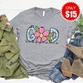 My God Loves Tee - Heather Grey - 15 product image 1