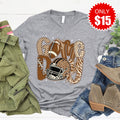 Game Day Leopard Tee - Heather Grey - 15 product image 1