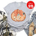 Pumpkin Tee - Heather Grey - 15 product image 1