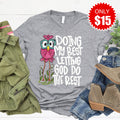 Doing My Best Tee - Heather Grey - 15 product image 1