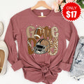 Game Day Leopard Long Sleeve - Heather Mauve - 17 product image 1