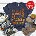 Fall Into Grace Tee - Heather Navy - 15 product image 1
