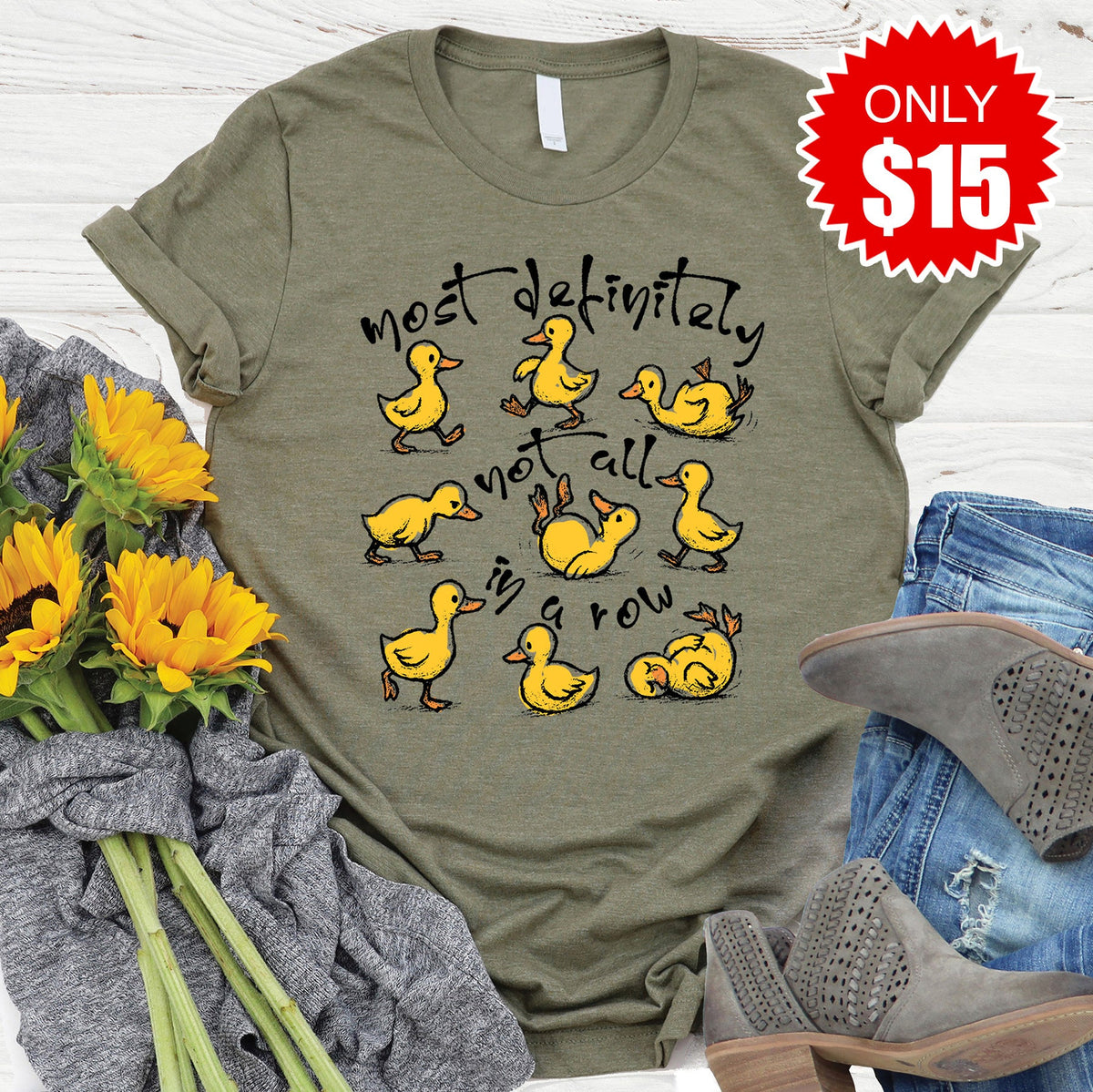 Not All Tee - Heather Olive - 15 product image 1