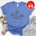 The Lord Guides Our Steps Tee - Heather Royal Blue - 15 product image 1