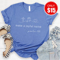 Joyful Noise Tee - Heather Royal Blue - 15 product image 1